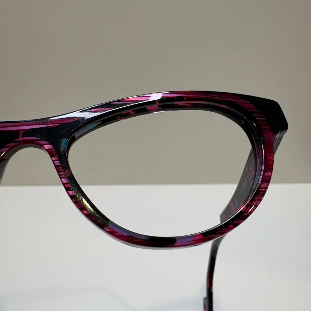 Theo Rubik 3 - THEO EYEGLASSES THEO GLASSES CAT EYE WOMENS GLASSES FRAMES ONLY - Picture 13 of 16